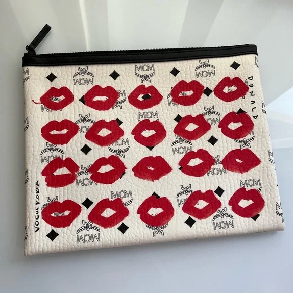 MCM RARE KOREA VOGUE POUCH